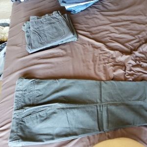 ***Sold*** Life Khaki Dark Green 38x30 Khakis